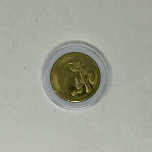 DISNEY 50th Anniversary Gold Medallion Coin Pluto